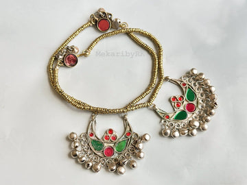 Chaand Baali Payal – Crescent Moon Design | Stone Embellished | Traditional Look For Women